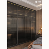Fluted Acrylic Sheet – Translucent Grey Tinted 3 - Concave Panel – 8 ft x 4 ft – 4mm