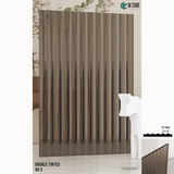 Fluted Acrylic Sheet – Translucent Bronze Tinted 3 - Concave Panel – 8 ft x 4 ft – 4mm
