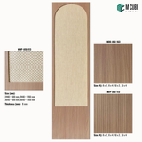 Trivara Designer, Plain & Fluted HDHMR Wall Panel Combination – 8 mm | MWP-USX-113
