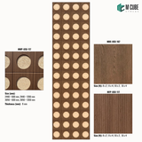 Trivara Designer, Plain & Fluted HDHMR Wall Panel Combination – 8 mm | MWP-USX-117