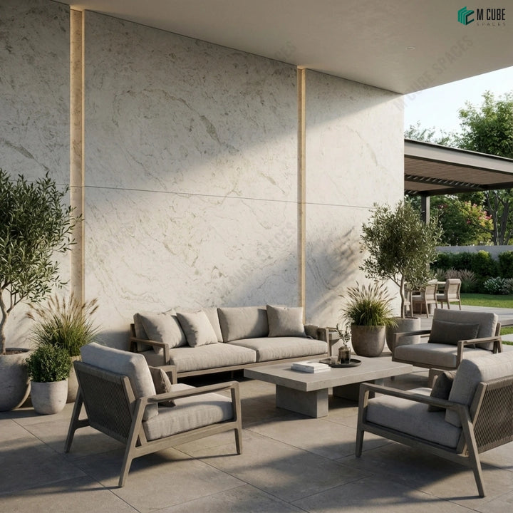 Opaque Stone Veneer - Verde Chiara Marble inspiration