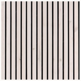 NWF-371S White Ash Wood – Pinewood Wall Panels