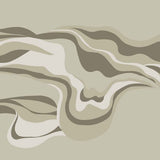 Sandstone Waves (Sage) Abstract wallpaper for living room & bedroom interiors | MWA-LWZ-368