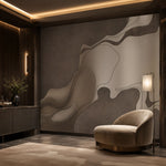 Molten Earth (Bronze) Abstract wallpaper design view 2 | MWA-LWZ-363