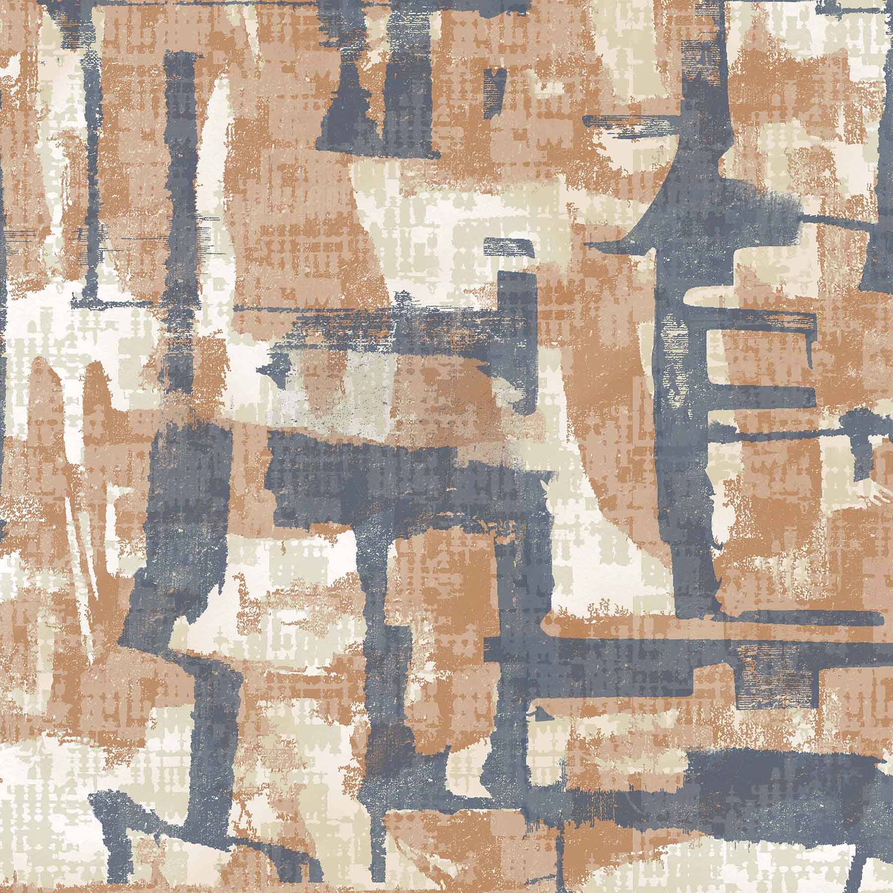 Earthbound Abstract (Rust) Abstract wallpaper for living room & office interiors | MWA-LWZ-359