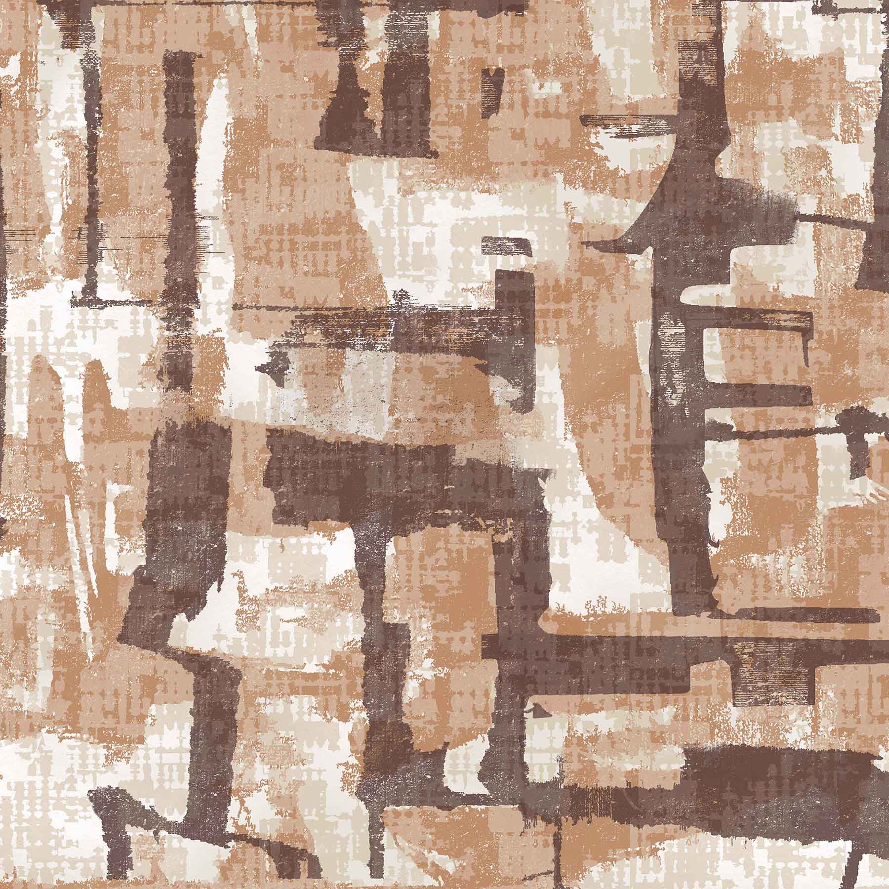 Earthbound Abstract (Copper) Abstract wallpaper for living room & office interiors | MWA-LWZ-358