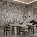 Earthbound Abstract (Silver) Abstract wallpaper design view 2 | MWA-LWZ-357