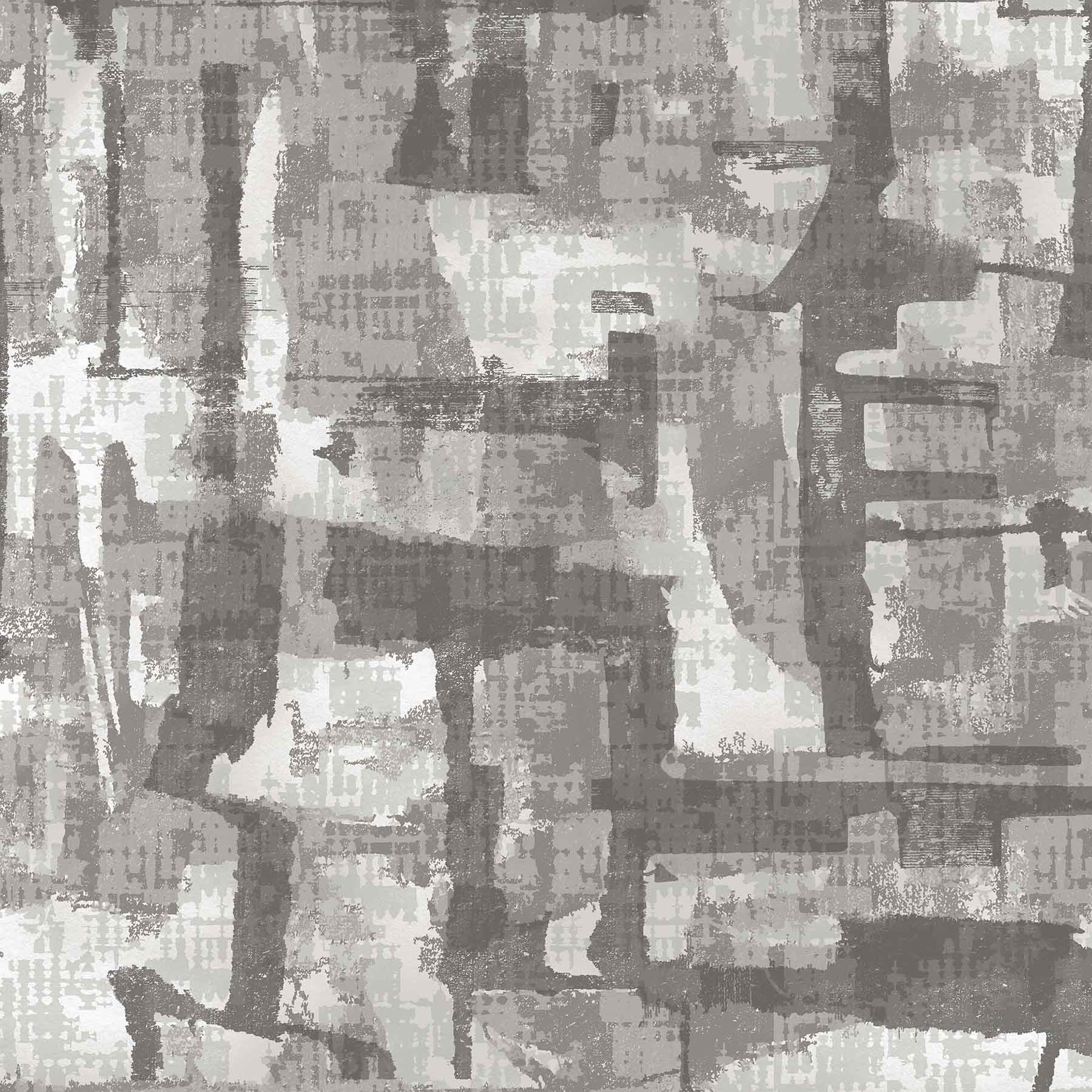 Earthbound Abstract (Silver) Abstract wallpaper for living room & office interiors | MWA-LWZ-357