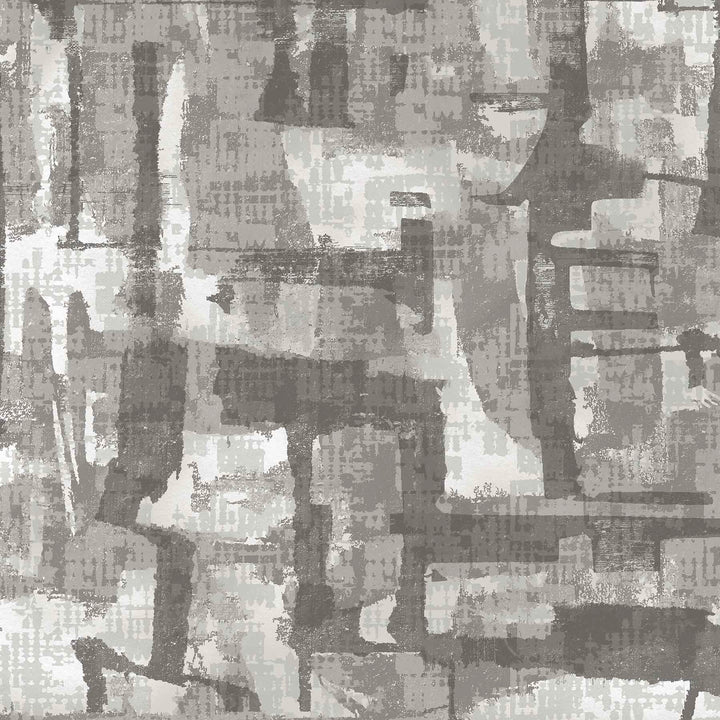 Earthbound Abstract (Silver) Abstract wallpaper for living room & office interiors | MWA-LWZ-357