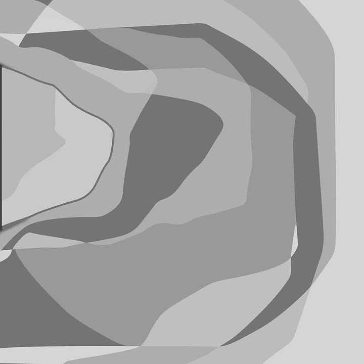 Echoed Layers (Grey) Abstract wallpaper for living room & bedroom interiors | MWA-LWZ-356