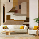 Pathway to Light (Brown) Architecture wallpaper design view 2 | MWA-LWZ-353