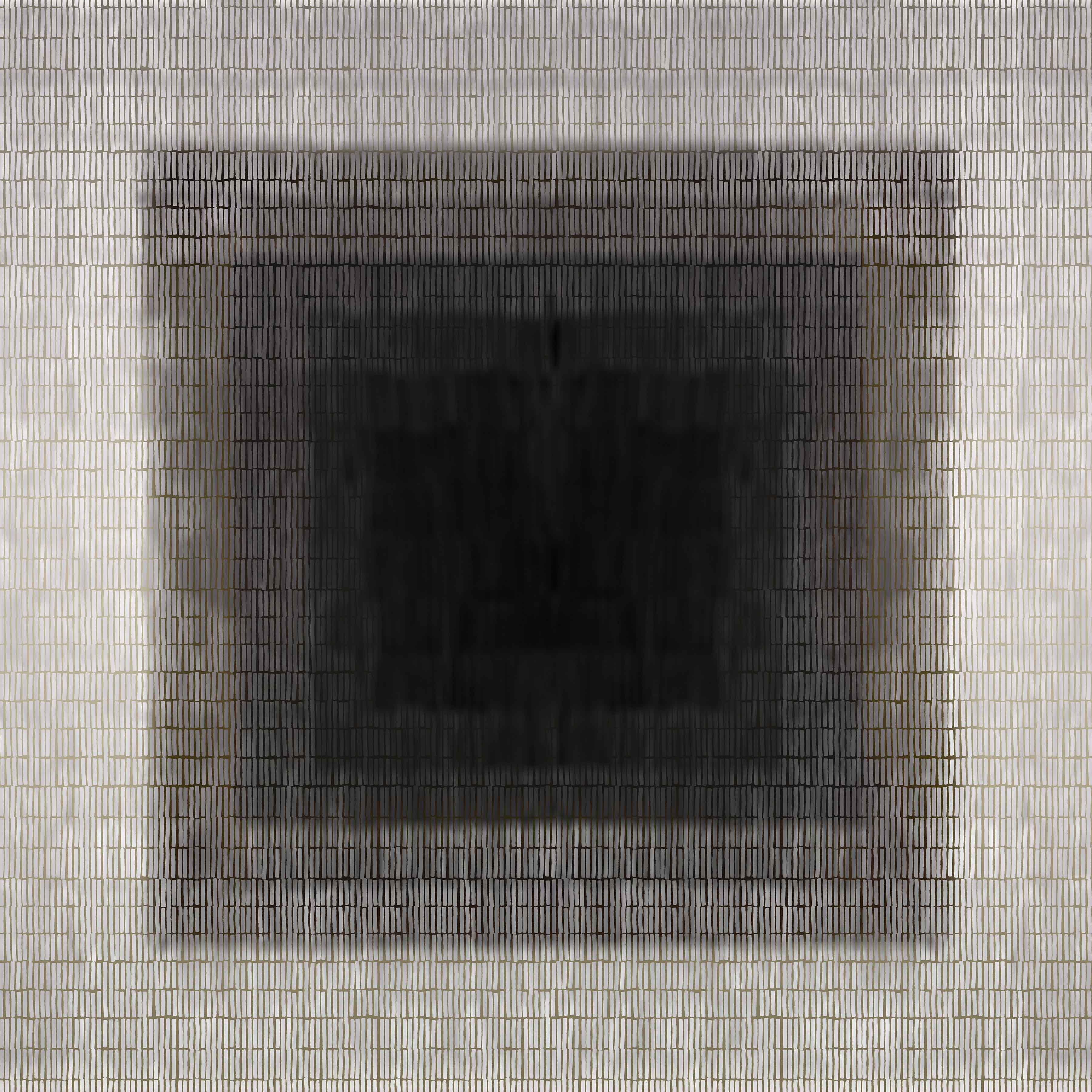 Shadow Grid (Charcoal) Abstract wallpaper for living room & office interiors | MWA-LWZ-350