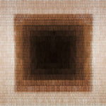 Shadow Grid (Copper) Abstract wallpaper for living room & office interiors | MWA-LWZ-349