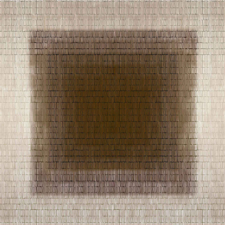 Shadow Grid (Bronze) Abstract wallpaper for living room & office interiors | MWA-LWZ-348
