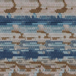 Mosaic Tides (Blue) Abstract wallpaper for living room & office interiors | MWA-LWZ-347