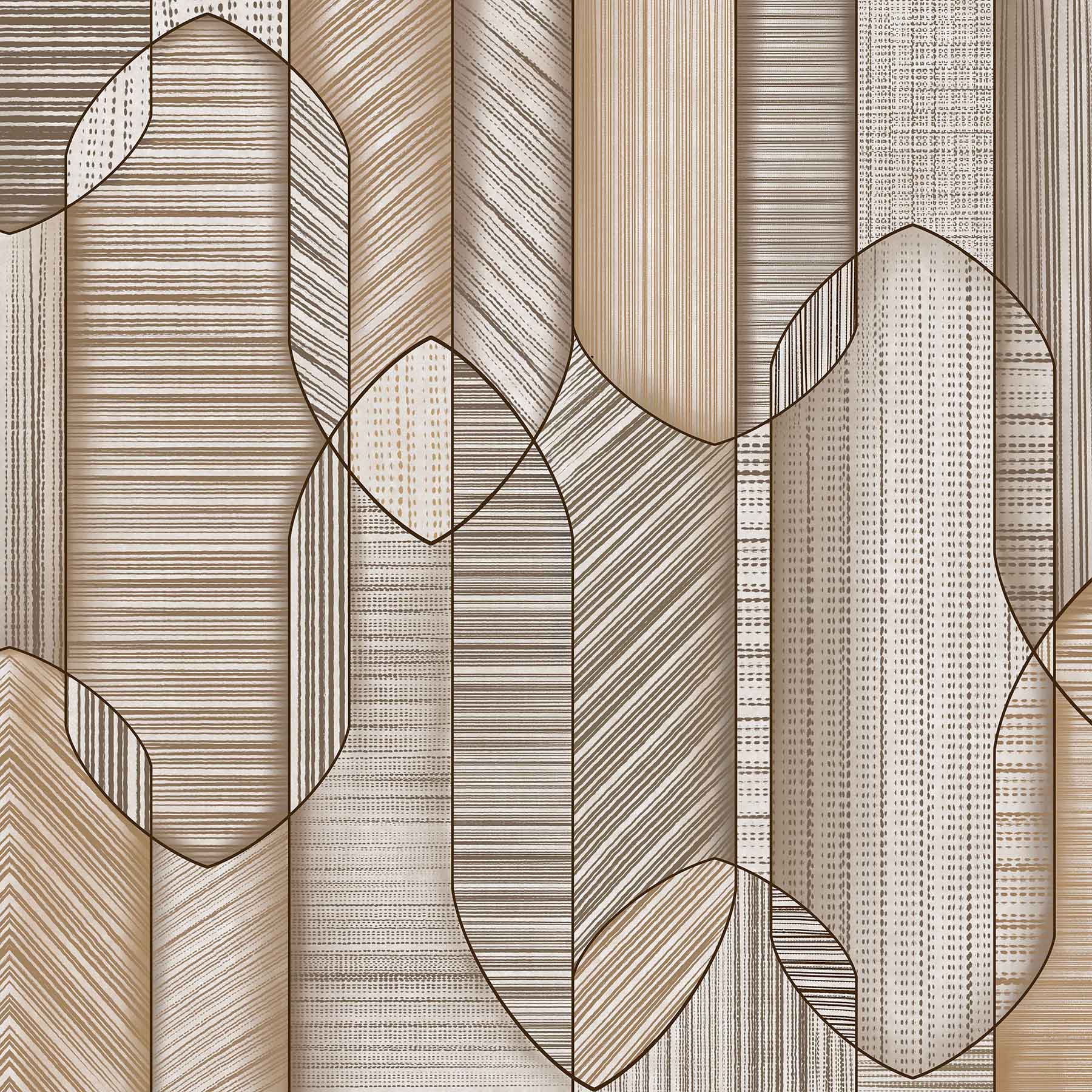 Textured Harmony (Sand) Abstract wallpaper for living room & office interiors | MWA-LWZ-344