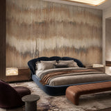 Golden Veil (Sand) Abstract wallpaper design view 2 | MWA-LWZ-342