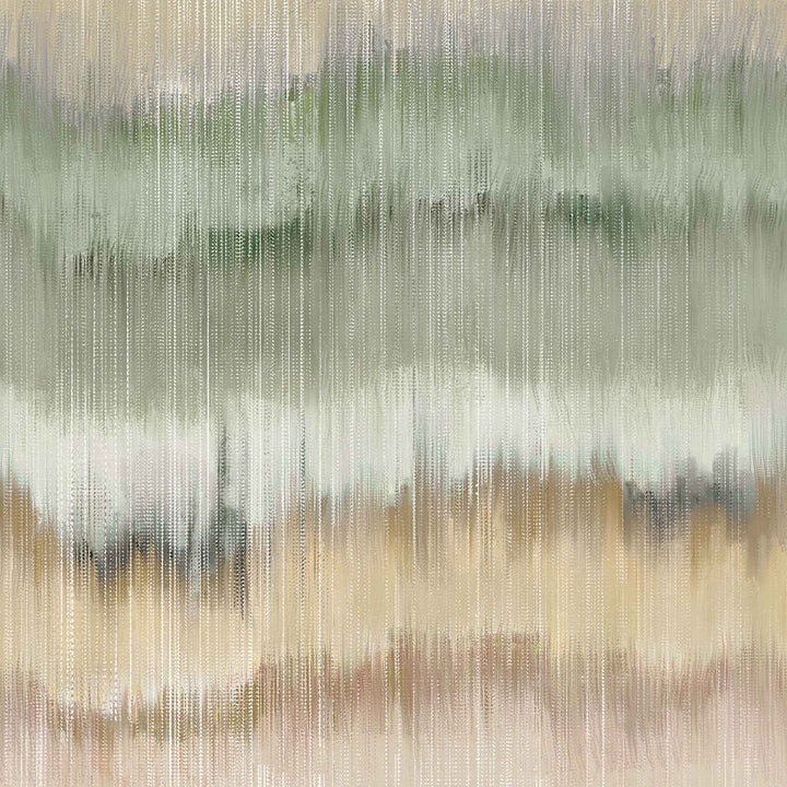 Golden Veil (Sage) Abstract wallpaper for living room & office interiors | MWA-LWZ-341