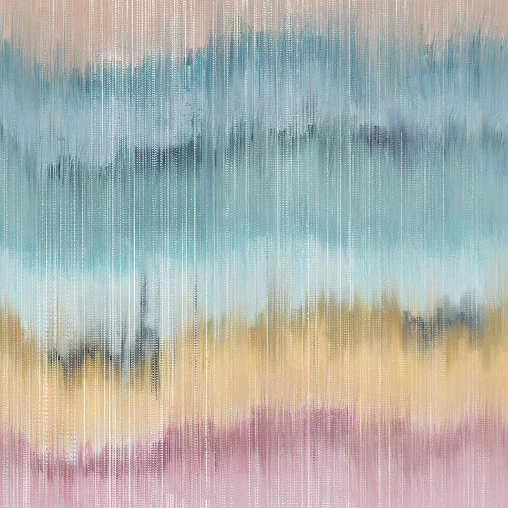 Golden Veil (Teal) Abstract wallpaper for living room & office interiors | MWA-LWZ-340