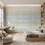 Gridlines (Teal) Abstract wallpaper design view 2 | MWA-LWZ-338