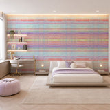 Gridlines (Coral) Abstract wallpaper design view 2 | MWA-LWZ-335