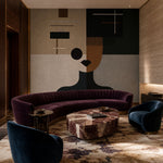 The Modernist (Multicolor) Figurative wallpaper design view 2 | MWA-LWZ-334
