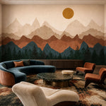Eternal Horizons (Tan) Landscape wallpaper design view 2 | MWA-LWZ-328