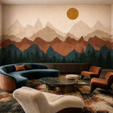 Eternal Horizons (Tan) Landscape wallpaper design view 2 | MWA-LWZ-328