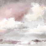 Whispers of the Sky (Pink) Landscape wallpaper for living room & hospitality interiors | MWA-LWZ-310
