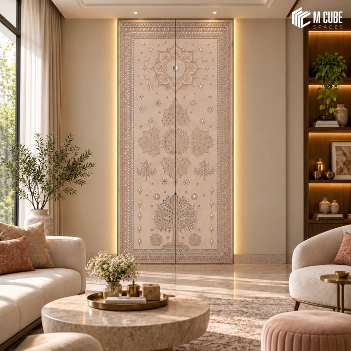 Aakar Art-Inspired Decorative Wall Panel – 8 ft × 2 ft – 5 mm | MWP-RBM-107 (A/B) inspiration