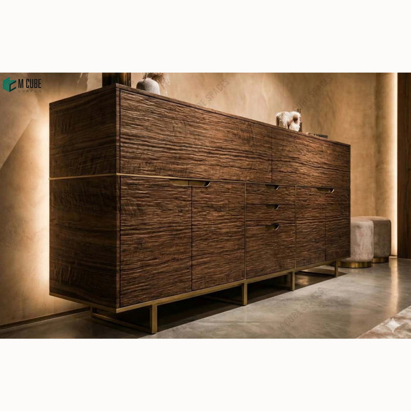 Cask 3D Veneer Sideboard Storage Unit