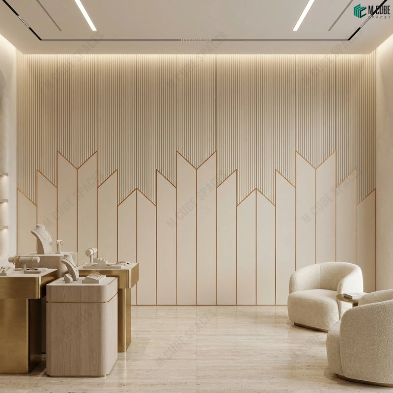 Ceramic Luxe Panels for Boutique Retail Display Walls