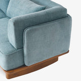 Anish 3 Seater Sofa Blue
