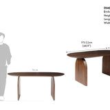 Emiko Dining Table 6 Seater