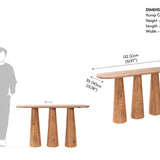 Hump Console Wood