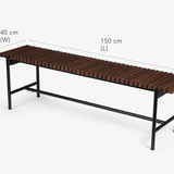Covent Garden Outdoor Dining Table With 4 Chairs and Bench