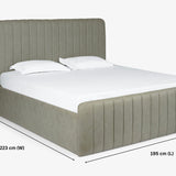 Seana Upholstered King Hydraulic Bed