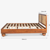 Abacus Queen Size Bed