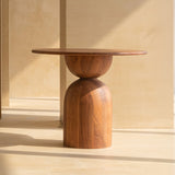 Abacus Wooden Side Table