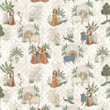 MLA-RBM-115 Vrindavan Pichwai Art Decorative Laminate for Premium Interiors | 1 mm, 8 ft × 4 ft
