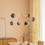Noir Chandelier Smoked Lamp