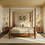 Le Roi Canopy Queen Size Bed