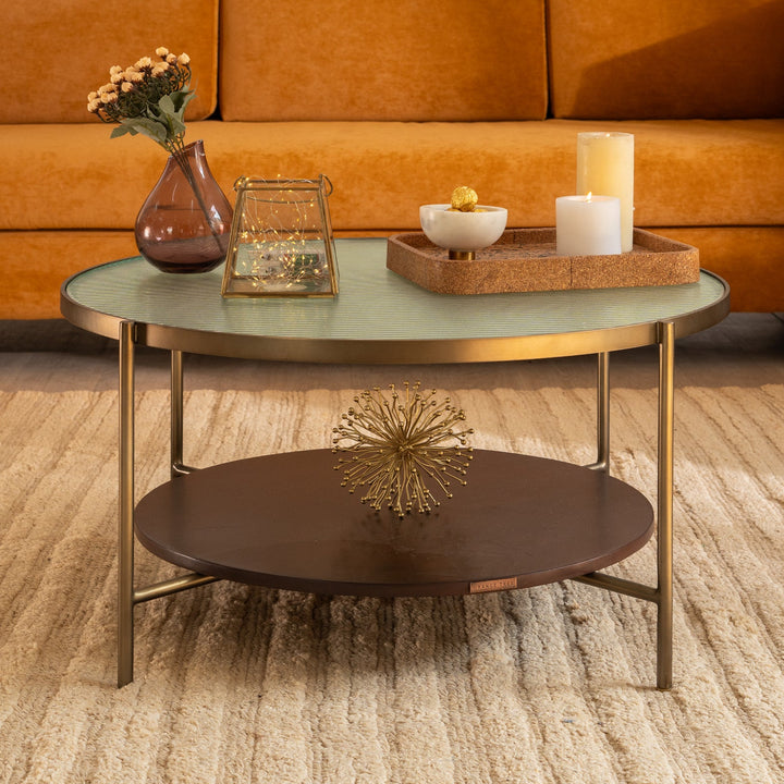 Mira Gold Coffee Table