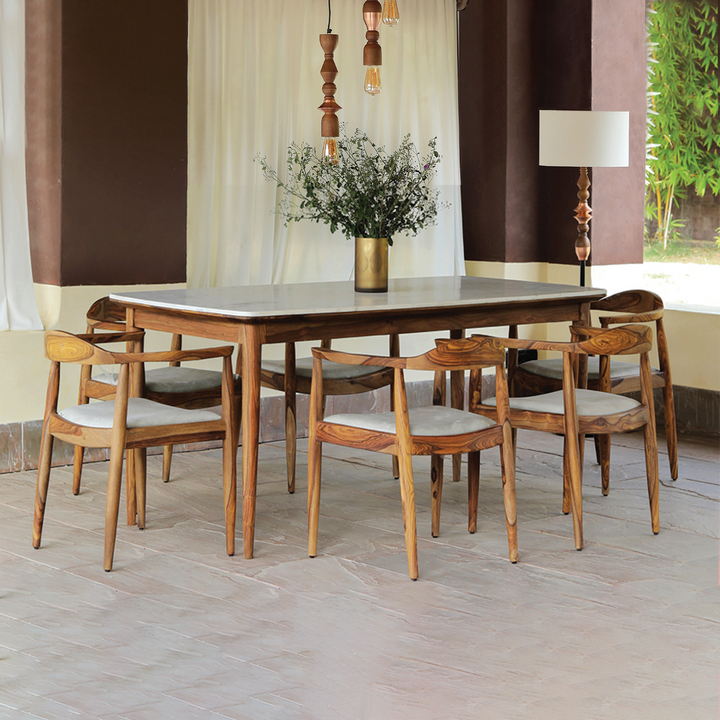 Dado Dining Table With 6 Chairs