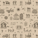 MLA-RBM-108 Gramchitra Warli Art Decorative Laminate for Premium Interiors | 1.25 mm, 8 ft × 4 ft