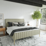 Seana Upholstered King Non Storage Bed