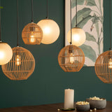 Nymph Linear Cluster Of 7 Hanging Lamp