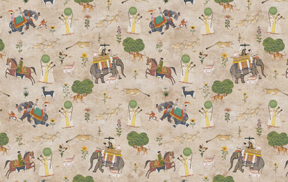 MLA-RBM-111 Abhyaranya Miniature Traditions Decorative Laminate for Premium Interiors | 1 mm, 8 ft × 4 ft