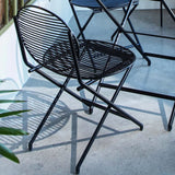 Patio Black Folding Chair