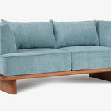 Anish 2 Seater Sofa Blue